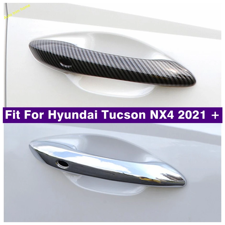 

Fit For Hyundai Tucson NX4 2021 - 2023 Outside Door Doorknob Handle Clasing Bowl Catch Protector Cap Cover Trim