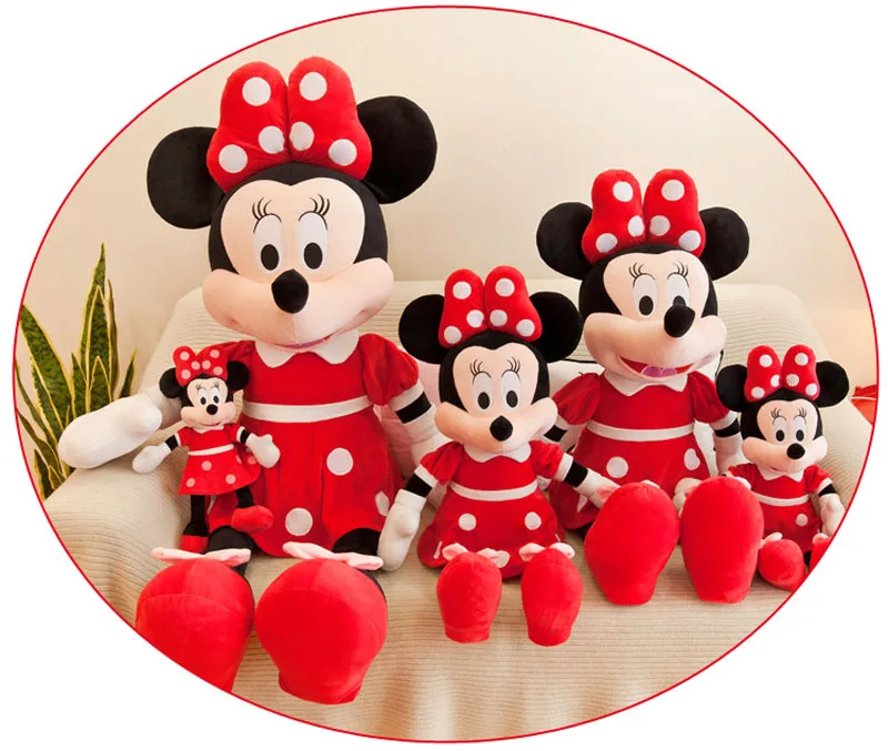 40-100 см плюшевая игрушка в виде мыши с Микки и Минни мягкие куклы Микки Минни подарочные интерьерные подушки свадебные подарки для детей