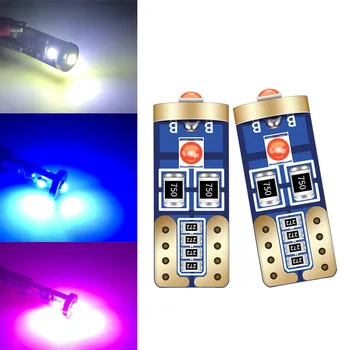 

4pcs Car License Plate Light LED T10 W5W Dome Trunk Lamp For Hyundai i40 Getz Solaris Accent i30 ix35 Elantra Santa fe i20