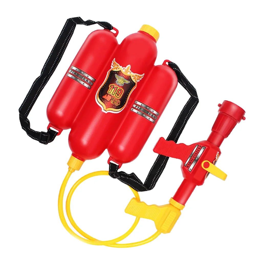 Fireman Toys Backpack Fire Extinguisher Children Outdoor Water Toy, Beach Toy, Summer Toys, Bath Toy for Kids Gifts