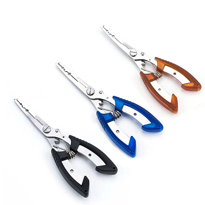 Multi Functional Fishing Pliers Scissors Line Cutter Hook Remover