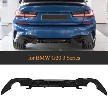 

Car Rear Bumper Diffuser Lip Spoiler for BMW 3 Series G20 G28 Sport 2019 2020 Rear Lip Diffuser Gloss Black