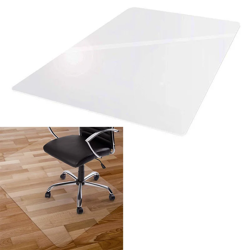Chair Mat Pvc Hard Floor Cushion Protection Pad Transparent Rolling Wheelchair Office Cushion-1.5Mm Promotion | Дом и сад