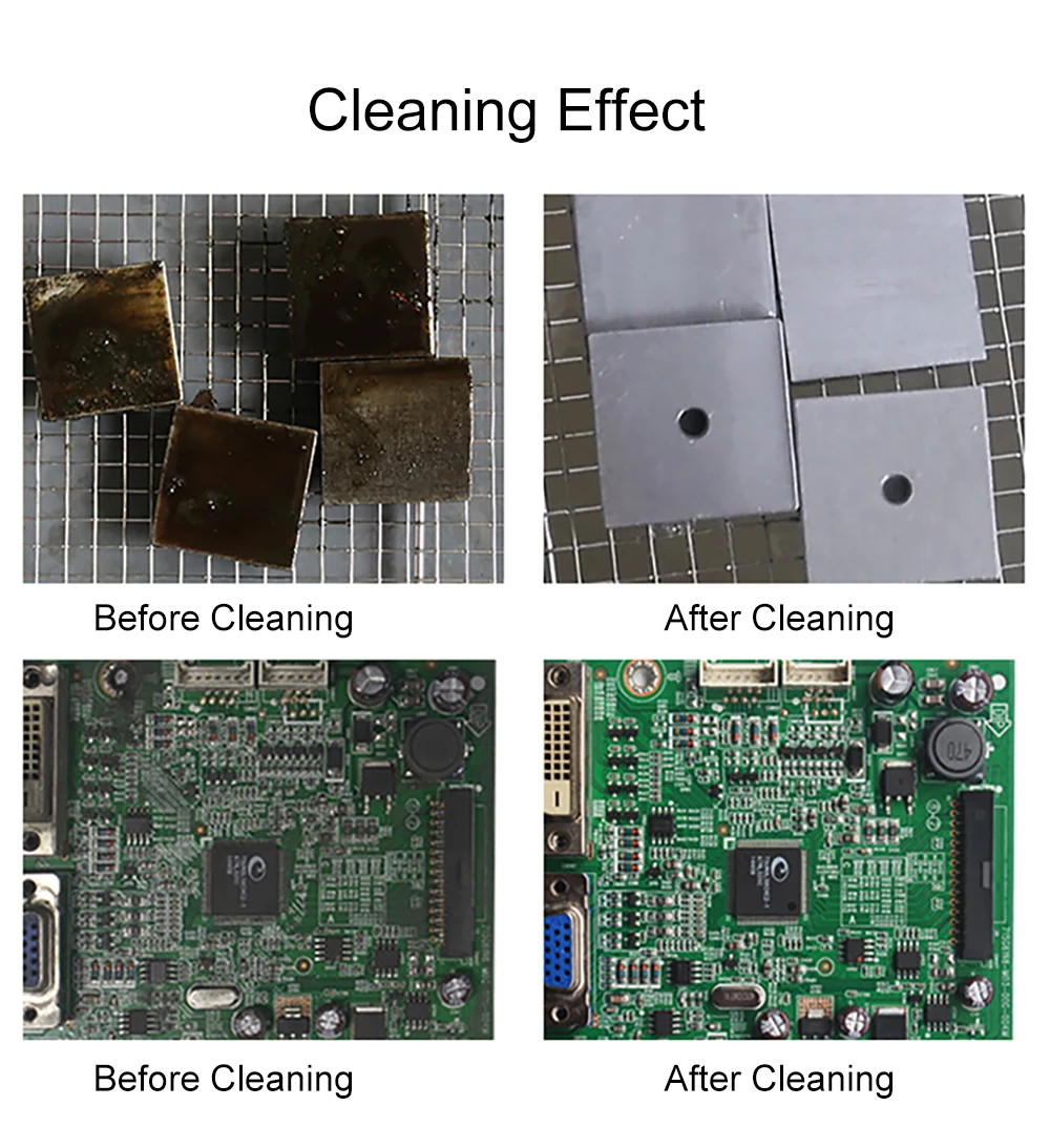 Ультразвуковой очиститель 264L с регулировкой мощности фильтр PCB инструмент для