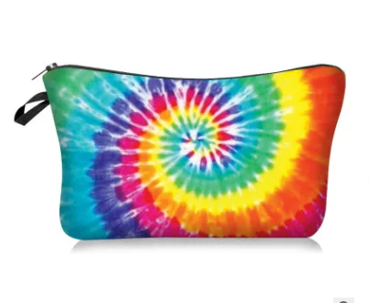 

Cosmetic Bag, Colorful Floral Print Makeup Bag Portable Multipurpose Storage Bag for Women