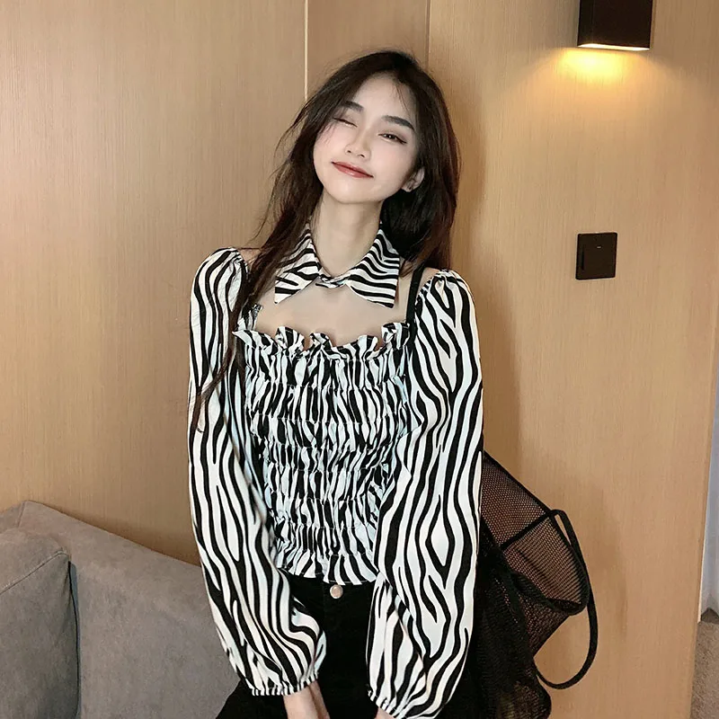 Женские Осенние футболки с длинным рукавом изящные повседневные топы