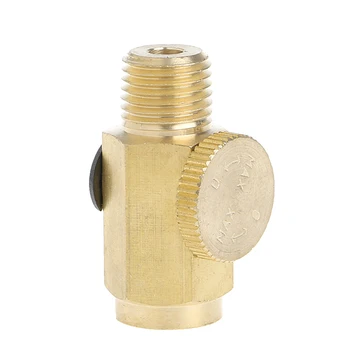 

1/4'' NPT Brass Compressed Air Pressure ValveInline Regulator Solid Tool