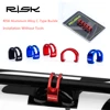 RISK MTB Road BIke Tube Plastic/Aluminum Alloy for C type Buckle Button of Bicycle U-Type Lock Line On Frame Cable Button Up ► Photo 3/6