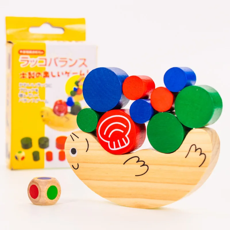 

Moon Balancing Frame Baby Early Learning Toy Montessori Teaching Aids Moon Balance Colorful Early Development Wood Blocks Toys