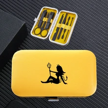 7 шт. многофункциональные кусачки для ногтей, набор, портативные дорожные из нержавеющей стали, профессиональный триммер для ногтей, щипчики для ухода за ногтями, инструмент