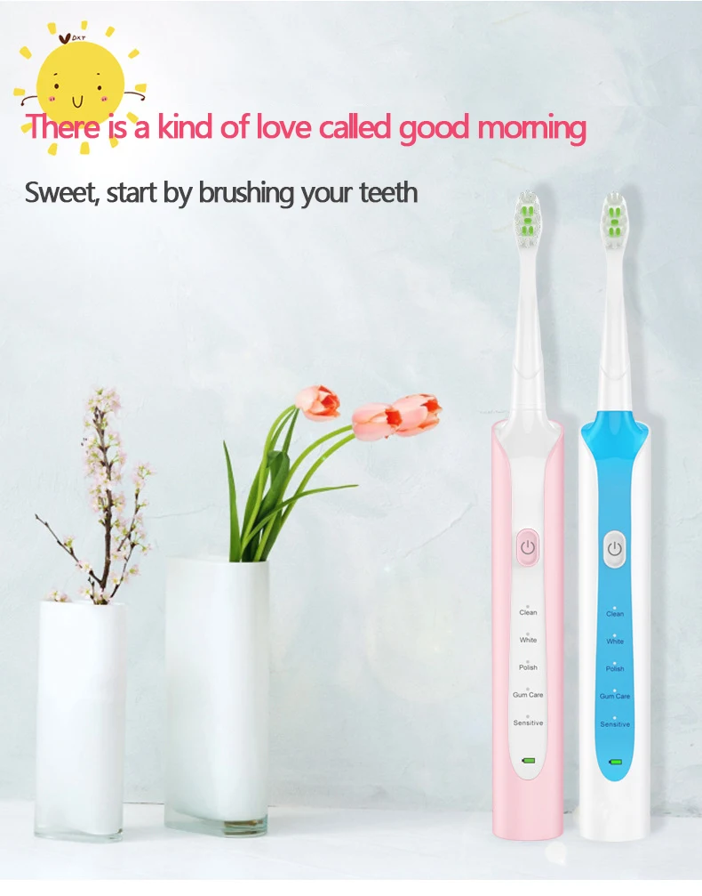 

Powerful Ultrasonic Sonic Electric Toothbrush USB Charge Rechargeable Tooth Brushes Washable Electronic Whitening Teeth Brush