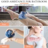 1Pcs African Net Sponge, 30x80cm African Exfoliating Body Net Scrubbing Wash Net Washcloth Long Bathing Sponge Net Shower 5