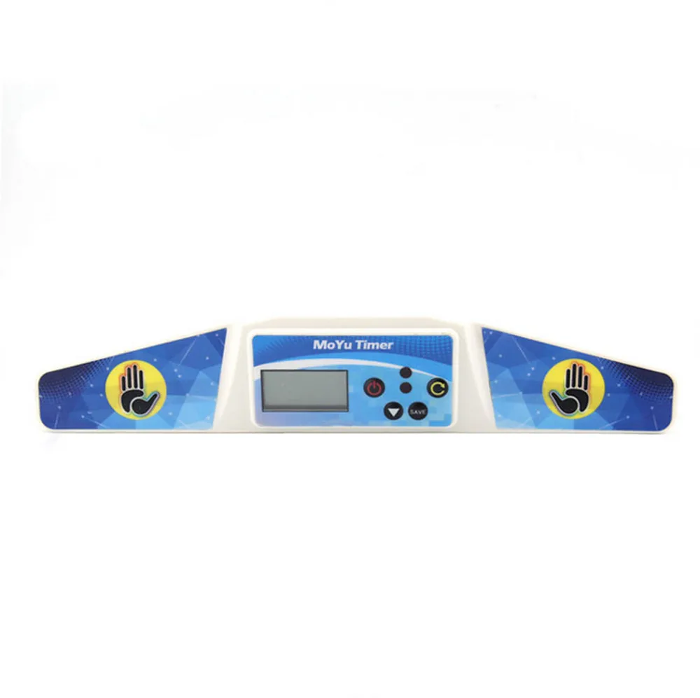 blue Куб таймер коврики высокая скорость Moyu таймер профессиональный часы машина для волшебных кубиков Спорт укладки для соревнований для детей игрушки - Цвет: blue