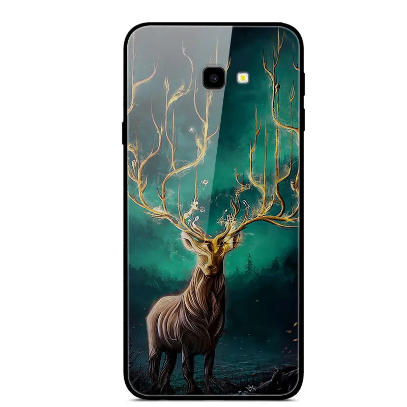 35 Для samsung Galaxy j4 Plus чехол Чехол из закаленного стекла для телефона для samsung j4 j4 Plus J415F SM-J415F J4Plus J 4 чехол Capa прочное портмоне сумки - Цвет: 35