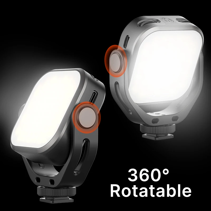 VIJIM VL66 3200k 6500k светодиодный светильник для видеосъемки на 360 ° вращающийся