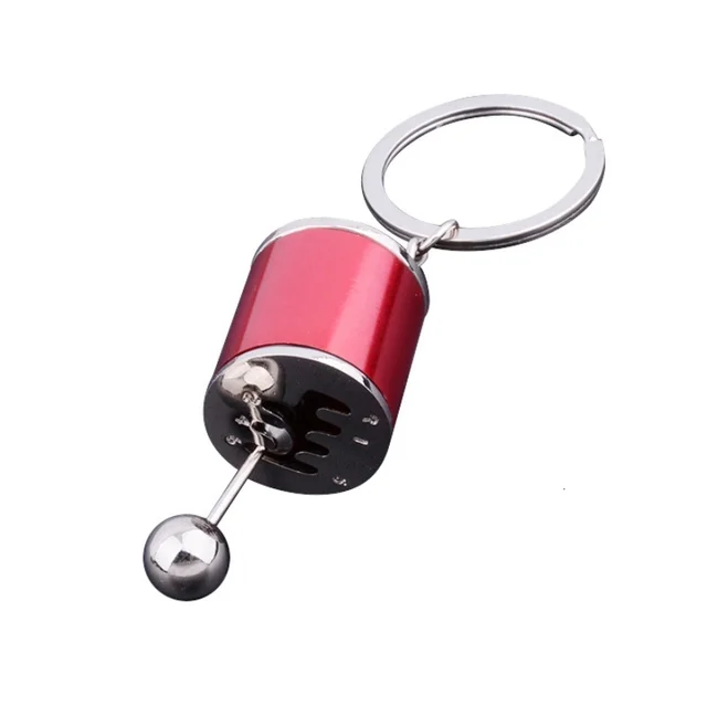 Metal Anti Stress Fob Keyring Creative Car 6 Speed Gearbox Gear Fidget Toy Shift Racing Tuning Model Keychain Novelty Car Toys 6
