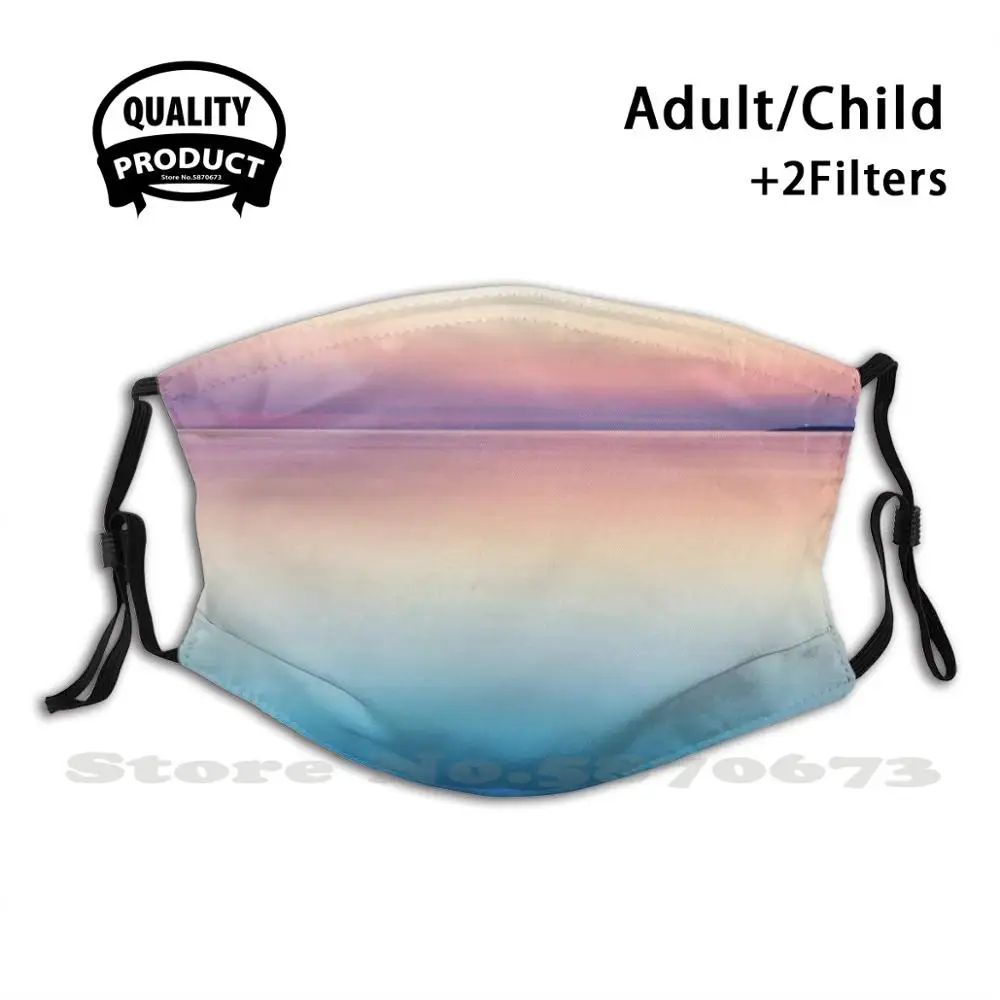 

Amazing Sunset Anti Dust Face Mask Washable Filter Reusable Sunset