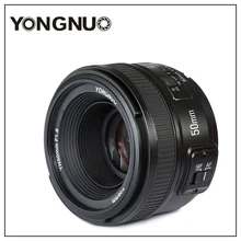 Yongnuo YN50mm F1.8 C/N Ống Kính Lớn Apeature Tự Động Lấy Nét Cho Canon Nikon DSLR Camera 500D 600D 120D D5100 D5200 D7000 D3500 d90 D3