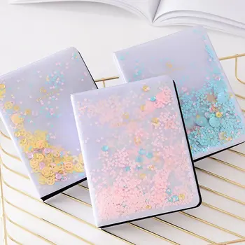 

Quicksand Sequin Series 3 Inch 5 Inch Photo Album 3 Colors Photo Album Storage Notes Mini Album for Instax Mini Film