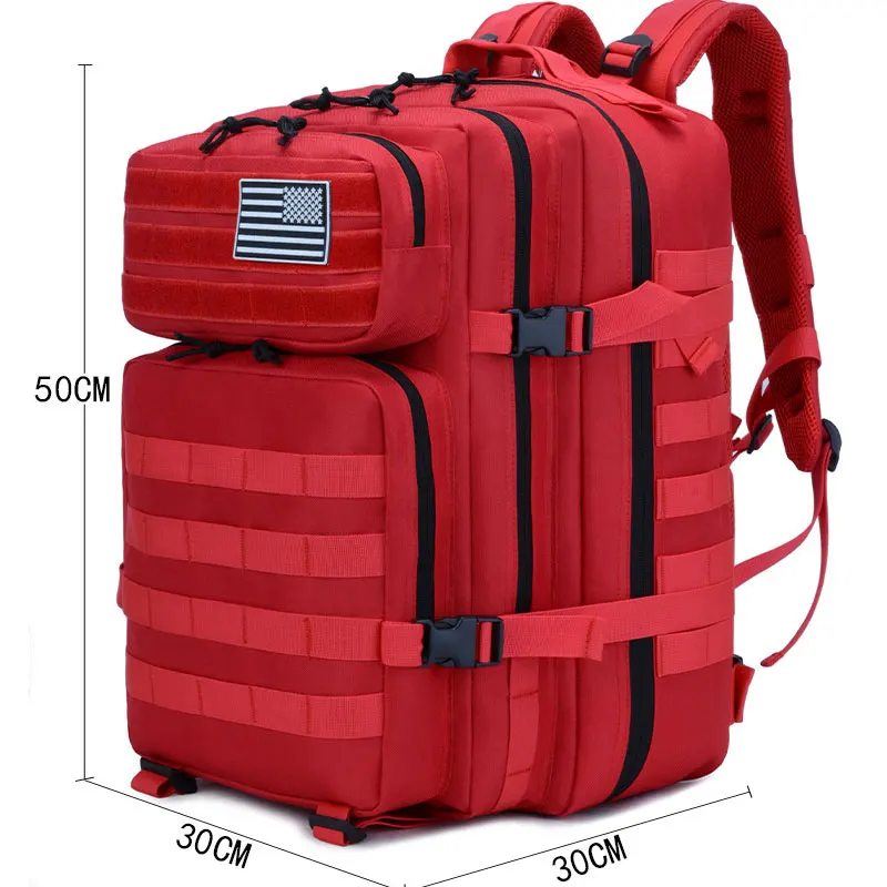 50L армии тактический военный рюкзак Molle штурмовой камуфляж 3P EDC пакет Для мужчин