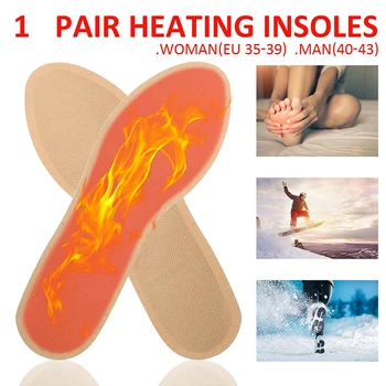 

Eco-Friendly Winter Self-heating Insoles Warm Heating Insoles Warm Foot Heater Pad Shoes Boot Pad For Woman Man