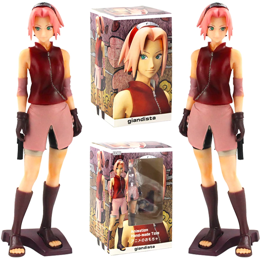 Экшн фигурки из аниме Giandista Naruto Shippuden Haruno Sakura 2 стиля на выбор 25 см|Игровые и