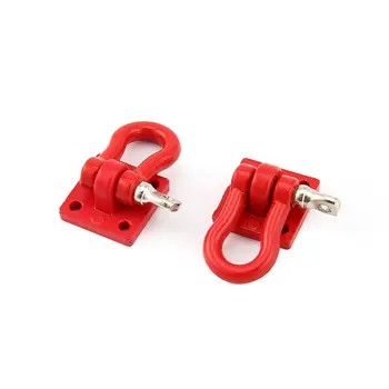 

2pcs 1/10 Metal Hook Shackle Rescue Hook for Traxxas TRX-4 Truck Crawler RC Car Model Spare Parts Accessories Kids RC Model Part