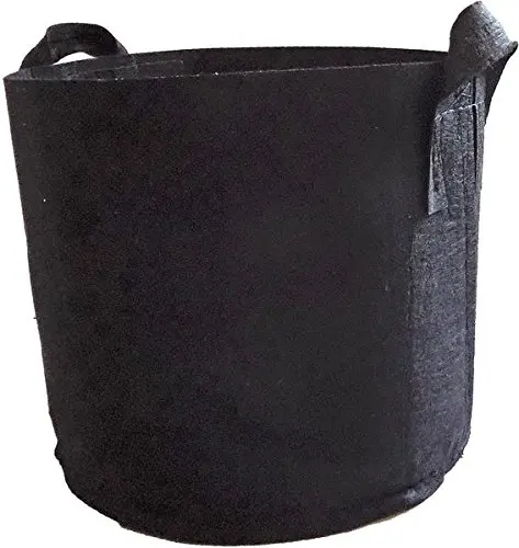 

Garden 5-Pack 1-10 Gallon Grow Bags/Aeration Fabric Pots w/Handles Gardening Planter Pot for Tomatoes, Fruit, Vegetables, Flower
