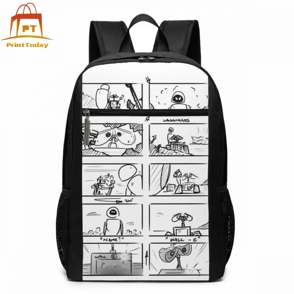 

Robot Backpack Robot Backpacks High quality Multi Pocket Bag Trend Teen Pattern Men's - Women's Bags