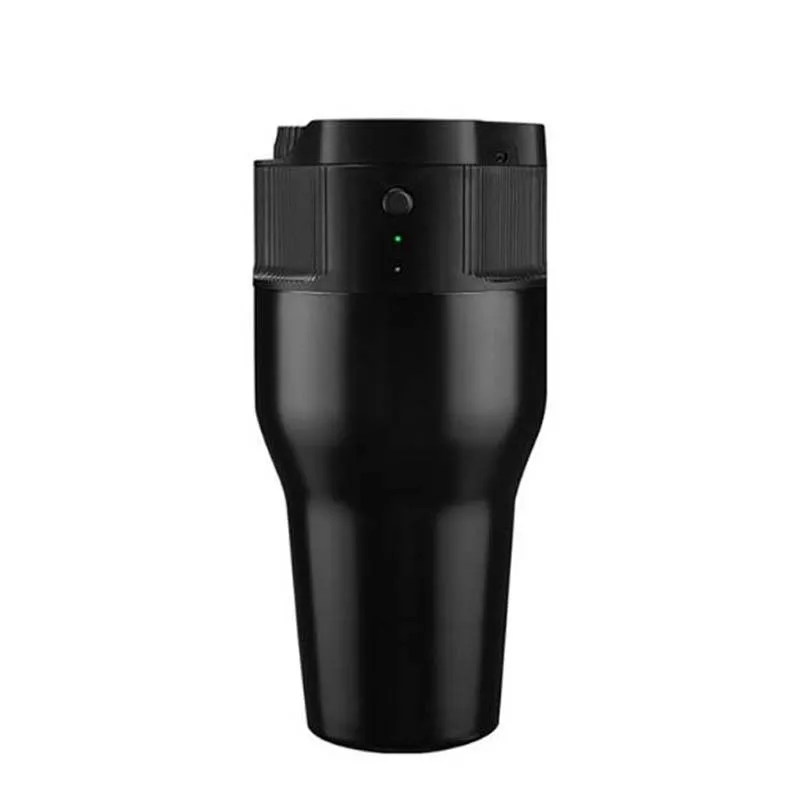 ICESTCHEF мини-кофемашина USB экстракционная кофемашина переносной Эспрессо-кофеварка для домашнего офиса инструмент - Цвет: Black