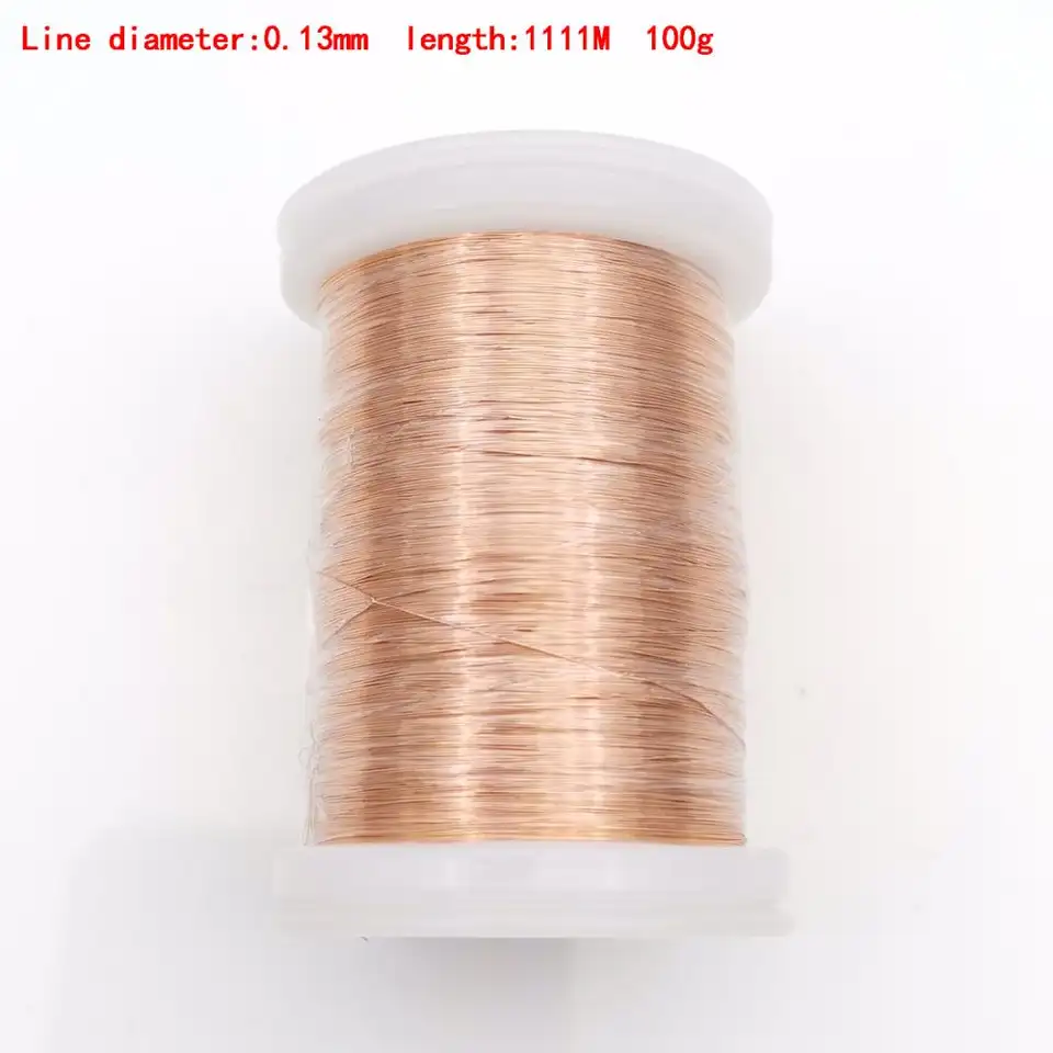 0.13mm 0.25mm 0.51mm 1mm 1.25mm Copper Wire Magnet Wire Enameled Copper Winding Wire Coil Copper Wire Winding Wire Weight 100g image 14