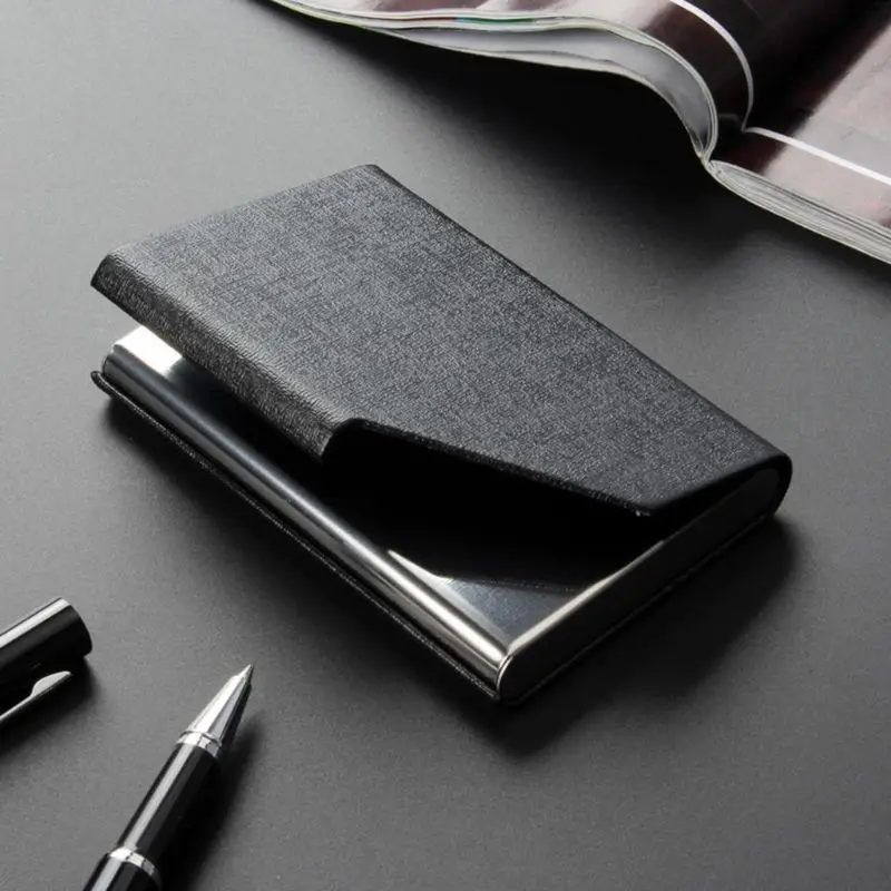 Деловой Чехол бумажник для мужчин и женщин с отделением кредитных карт|Визитки| |