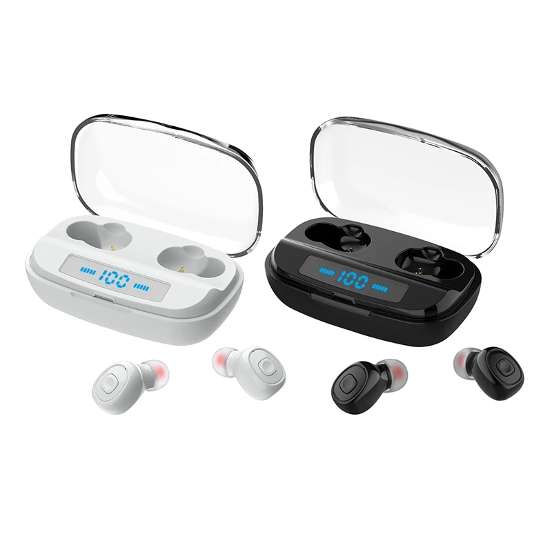 XI10S TWS Sports Wireless Bluetooth Headset Bluetooth 5 0 Stereo In Ear with Digital Display Charging Box Bluetooth Headset