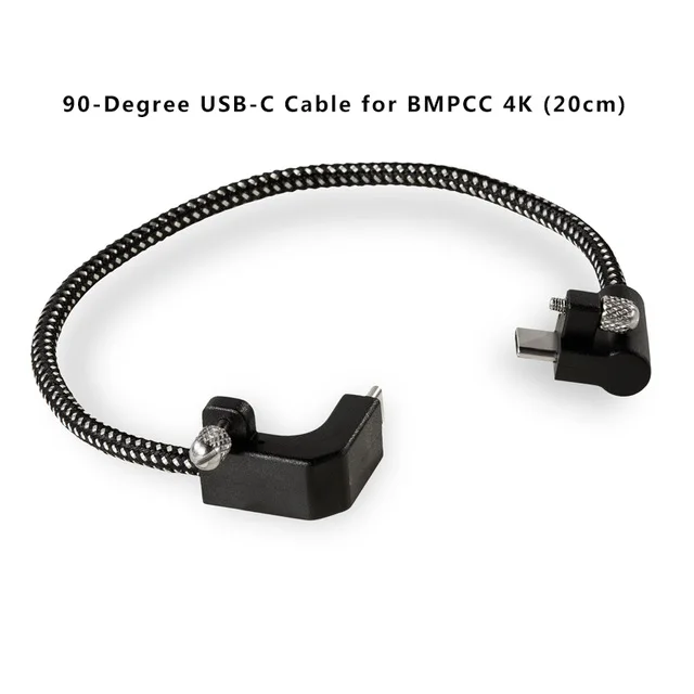 Tilta BMPCC 4 к 6 к клетка DSLR камера с Sunho SSD накопитель держатель DC кабель питания F970 батарея пластина HDMI адаптер VS Smallring - Цвет: 20mm USB-C Cable