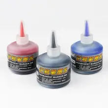 Recharge d'encre de 50ml, 1 bouteille, 3 couleurs, noir, rouge, bleu