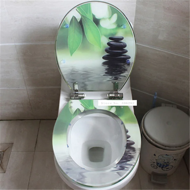European style resin toilet seats cover,Mute Multi-color universal Thicker type  toilet seat cover,U/V/O type toilet seats