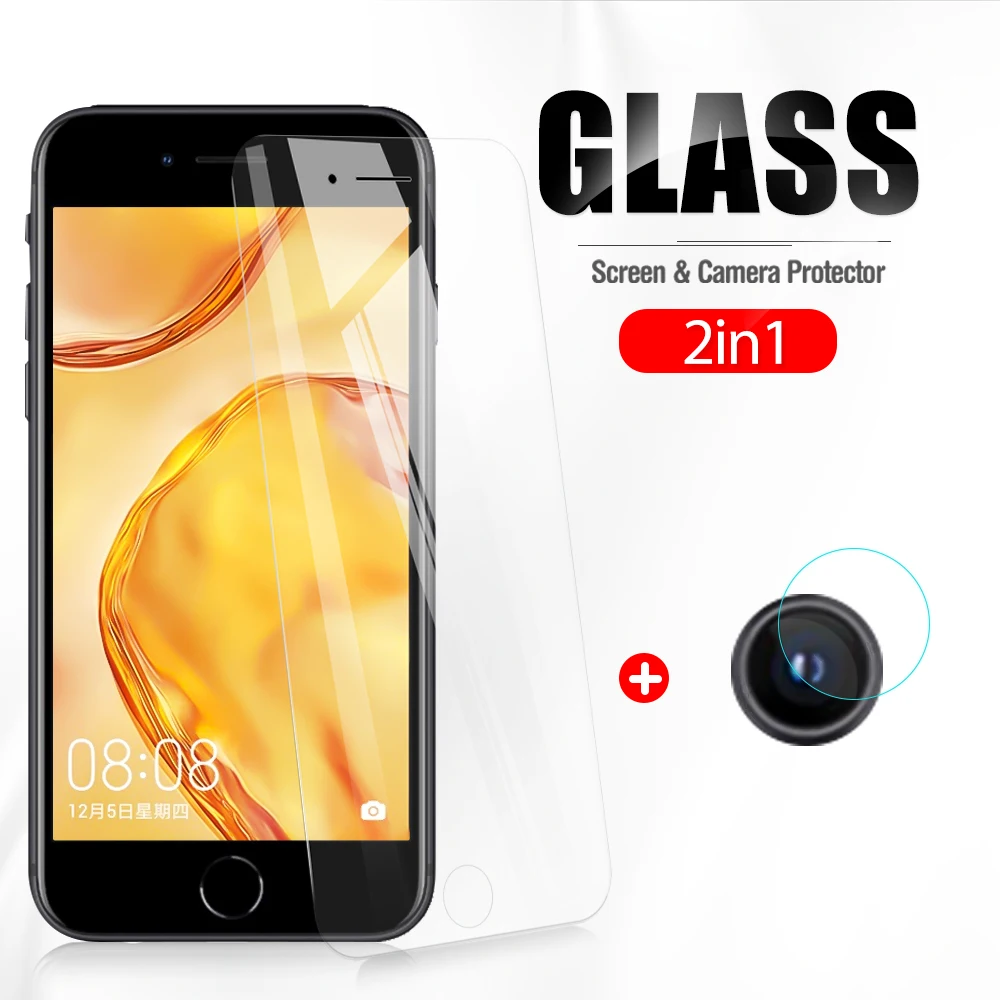 2 In1 Camera Lens Glass For Iphone Se 2020 Glass For Iphone Se 2