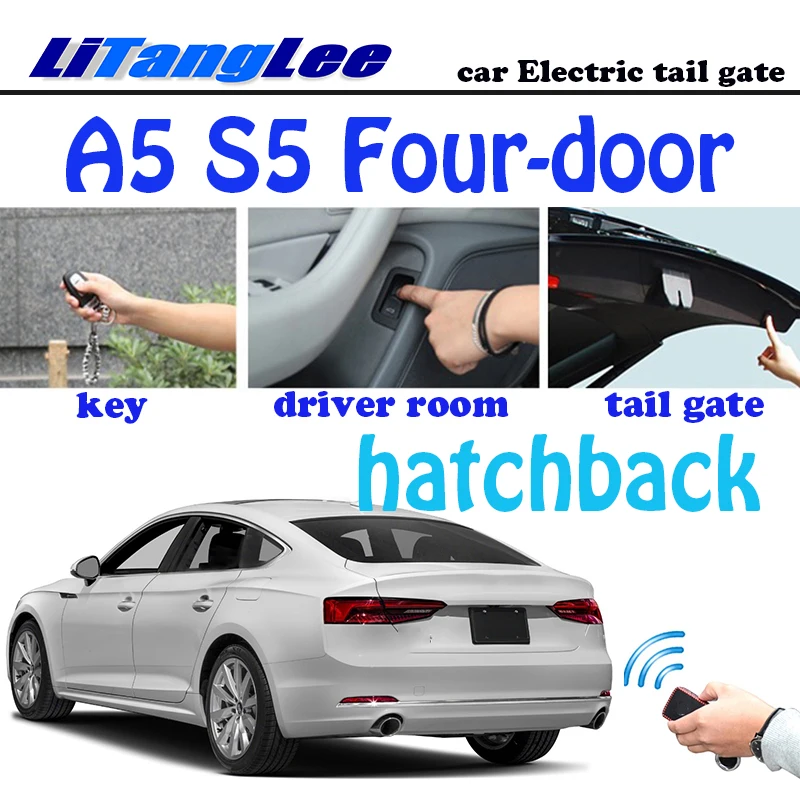 

Система помощи при подъеме задней двери автомобиля LiTangLee для Audi A5 8T RS5 8F SportBack 4 двери 2007 ~ 2016, крышка пульта дистанционного управления