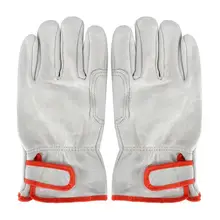Handschuhe пара антистатических ESD овечьей кожи сварочные перчатки анти-носить тепло защитные перчатки кожаные перчатки