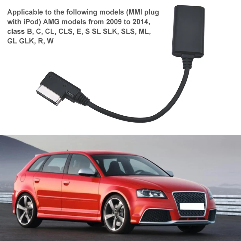 SPEEDWOW Bluetooth адаптер кабель AUX аудио потоковый адаптер радио медиа интерфейс MMI подходит для Benz с iPod MMI разъем