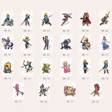 23 полный набор Ббс ПВХ Карта-метка ZELDA Дыхание дикого волка ссылка для переключателя