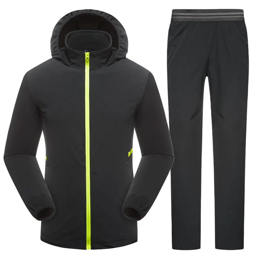 

Men's Women Casual Jackets Windproof Pant Ultra-Light Rainproof Windbreaker Suit Long Sleeve Outdoor Mountaineering Suit Clothes