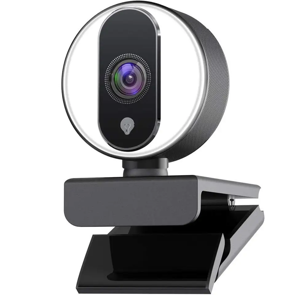 Webcam Hd 1080p Built In Adjustable Ring Light Autofocus Usb Web Camera For Laptop Desktop Chatting Game Skype Stream Web Cam Webcams Aliexpress