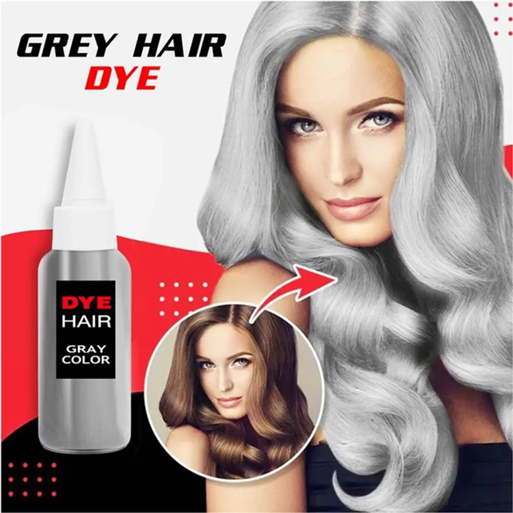 30ml One-Time Hair Dye Color Cream Purple Brown Black Red Grey White Hairstyle Coloring for Women and Men | Красота и здоровье