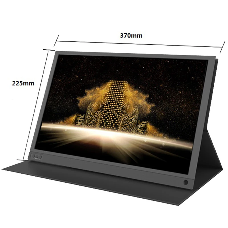 Portable Monitor 15 6 Inch Computer Display 1920X1080 HD IPS Sn USB C Gaming Monitor with Type C HDMI for Laptop PC