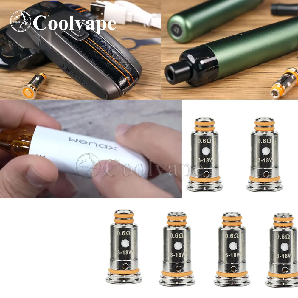 

Wolf Coolvape Aegis G Mesh Coil 0.6ohm Electronic Cigarette Accessories For vape Aegis Pod /Wenax Stylus/Wenex C1 Vaporizer