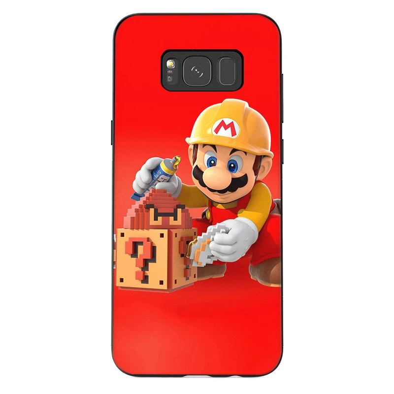 Чехол для samsung Galaxy A10 A10S A20 A20S A20E A30 A30S A40 A40S A50 A50S A60 A70 A70S с изображением супер Марио милый