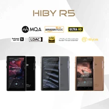 HiBy R5 Android 8,1 HiFi Verlustfreie Gewissenhaftesten Musik Player WiFi/Air Spielen/Bluetooth/LDAC/DSD/aptX/MQA/Gezeiten 3.5/4,4mm Ausgang