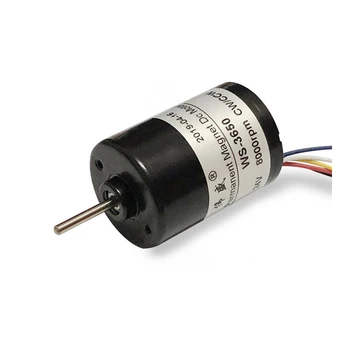 

3500-8000rpm 20W DC12V 24V 3-phase 4-pole speed regulation silent 3650 brushless motor with built-in driver brake