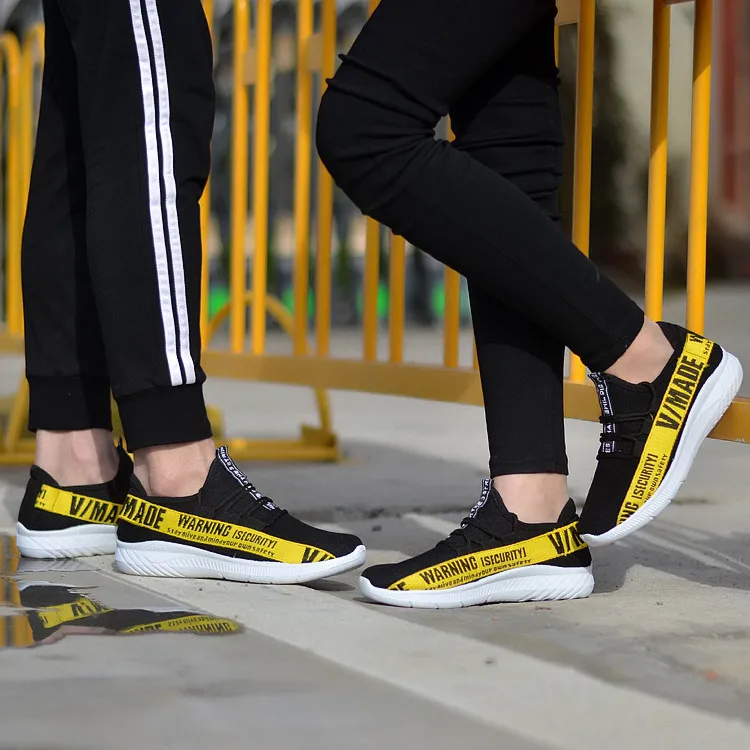

2019 Spring New Style Fly Woven Athletic Shoes MEN'S Casual Shoes Korean-style Fashion nan dan xie Low Top Running Shoes Men Sho